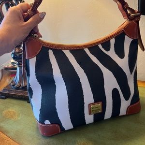 Dooney & Bourke shoulder bag in cute zebra print